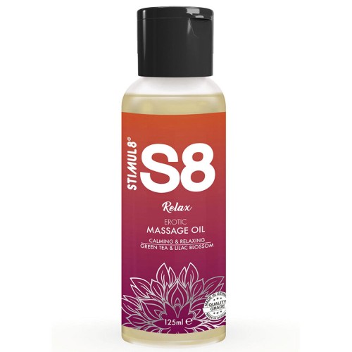 STIMUL8 - S8 RELAX OLIO PER MASSAGGI AL TÃ VERDE 125 ML